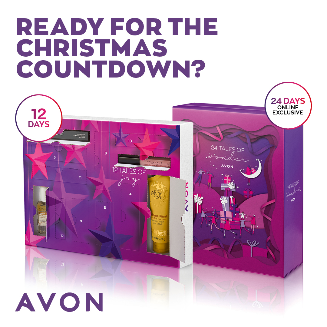 Avon Christmas & Advent Calendars 2023 Exclusive Brochure Reps Anywhere