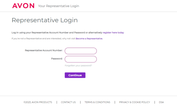 Avon Rep Login: How to Access Your Representative Account