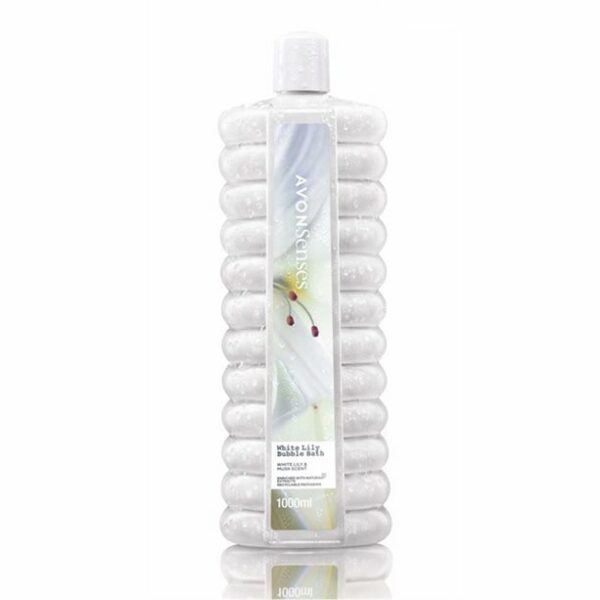 Avon Senses White Lily Bubble Bath - 1 Litre