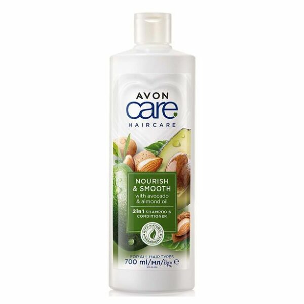 Avon Avon Care Nourish & Smooth 2-in-1 Shampoo & Conditioner - 700ml