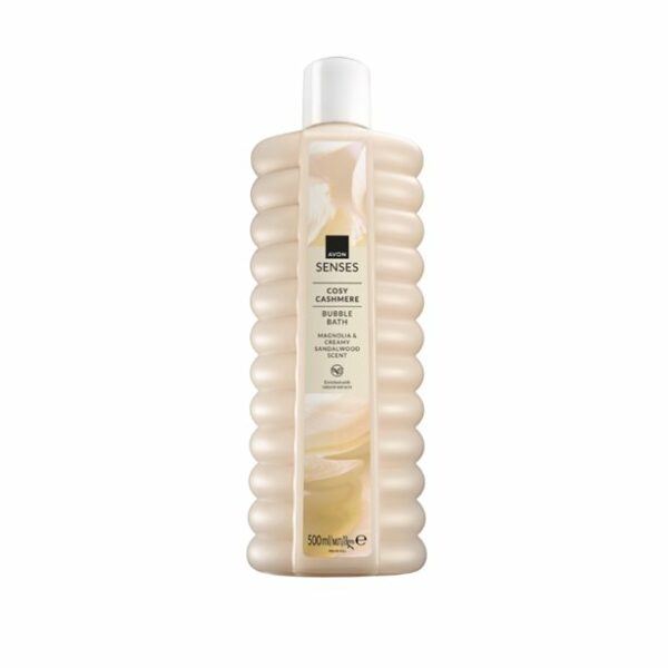 Avon Senses Cosy Cashmere Bubble Bath - 500ml