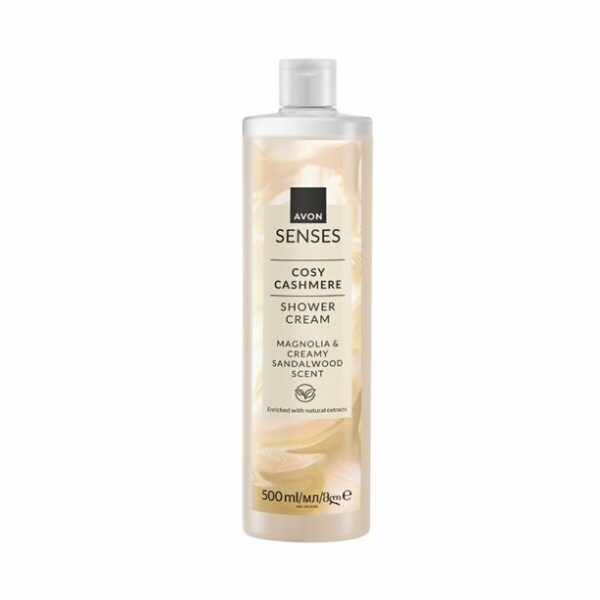 Avon Senses Cosy Cashmere Shower Cream - 500ml