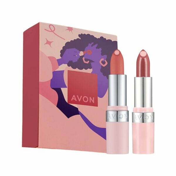 Avon Pink Hydramatic Matte & Shine Set