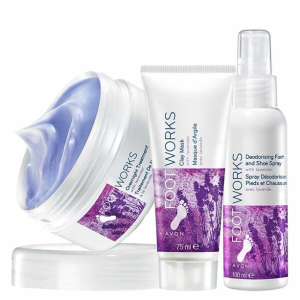 Avon Footworks Lavender Trio