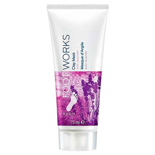 Avon Foot Works Clay Mask with Lavender - 75ml