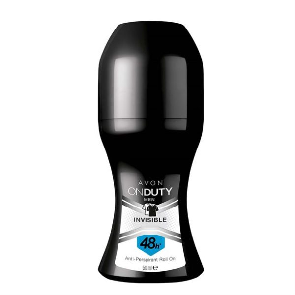 Avon On Duty Men’s Invisible 48-Hour Anti-Perspirant Roll On - 50ml