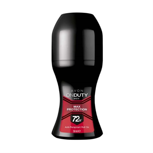 Avon On Duty Men’s Max Protection 72-Hour Anti-Perspirant Roll On - 50ml