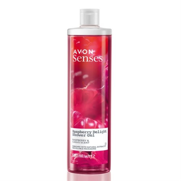 Avon Senses Raspberry Delight Shower Gel - 500ml