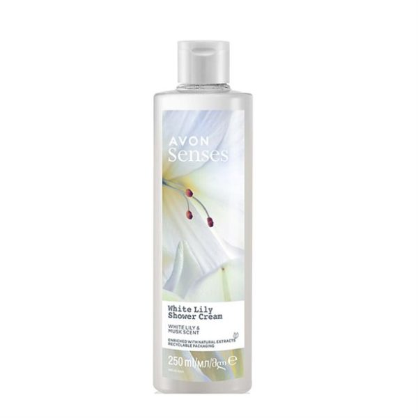 Avon Senses White Lily Shower Cream - 250ml