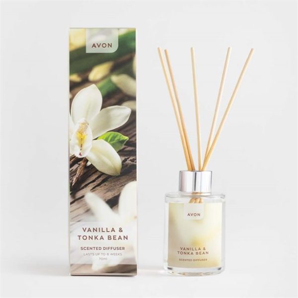 Avon Vanilla & Tonka Bean Reed Diffuser - 70ml