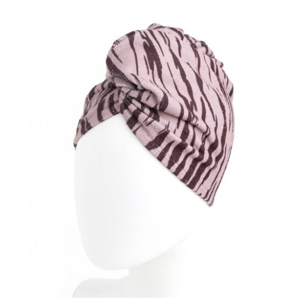 Avon Pink Zebra Hair Towel Wrap