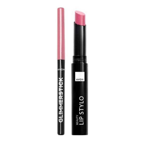 Avon Lip Stylo & Lip Liner Kit Forever Pink