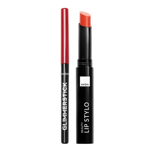 Avon Lip Stylo & Lip Liner Kit Sunset