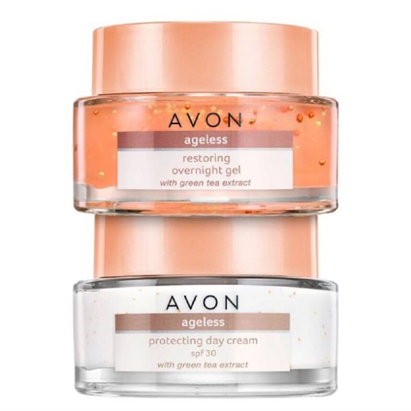 Avon Nutra Effects Ageless Protecting Day & Night Cream Duo